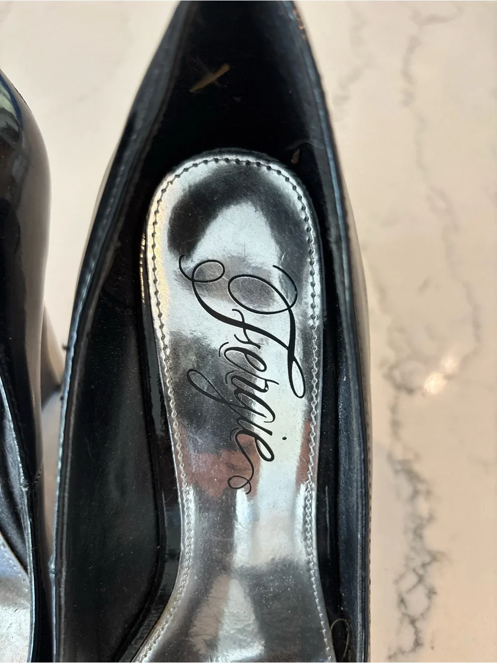 Fergie glossy patent